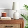 Embossed Striped Pattern Ceramic Mini Lamp - Threshold™ -Loca Table Lamps Store unnamed file 10