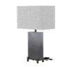 Olivia & May 26" x 15" Modern Metal Table Lamp Gray - Olivia & May -Loca Table Lamps Store unnamed file 1001