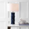 JONATHAN Y 26.5" Ceramic Tiki Table Lamp (Includes Energy Efficient Light Bulb) - JONATHAN Y Blue -Loca Table Lamps Store unnamed file 1002