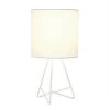 Down To The Wire Table Lamp with Fabric Shade White - Simple Designs -Loca Table Lamps Store unnamed file 1094
