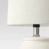 Embossed Striped Pattern Ceramic Mini Lamp - Threshold™ -Loca Table Lamps Store unnamed file 11