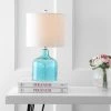 JONATHAN Y 19" Glass Gemma Bell Table Lamp Moroccan (Includes LED Light Bulb) Blue - JONATHAN Y -Loca Table Lamps Store unnamed file 1128