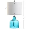 JONATHAN Y 19" Glass Gemma Bell Table Lamp Moroccan (Includes LED Light Bulb) Blue - JONATHAN Y -Loca Table Lamps Store unnamed file 1130