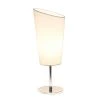 Mini Table Lamp with Angled Fabric Shade White - Simple Designs -Loca Table Lamps Store unnamed file 1141