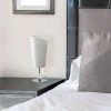 Mini Table Lamp with Angled Fabric Shade White - Simple Designs 9 Mini Table Lamp with Angled Fabric Shade White - Simple Designs -Loca Table Lamps Store unnamed file 1143