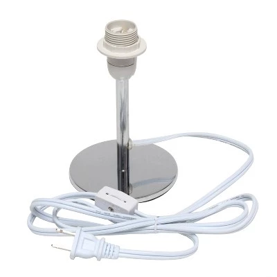 Mini Table Lamp with Angled Fabric Shade White - Simple Designs 7 Mini Table Lamp with Angled Fabric Shade White - Simple Designs - Image 5