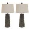 Set of 2 Sinda Table Lamps Gray - Signature Design by Ashley -Loca Table Lamps Store unnamed file 1174