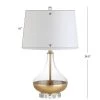 JONATHAN Y 24.5" Glass West Table Lamp (Includes LED Light Bulb) Clear - JONATHAN Y -Loca Table Lamps Store unnamed file 1185