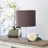 Glass Table Lamp with Fabric Shade Gray - Simple Designs -Loca Table Lamps Store unnamed file 1191
