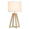 Natural Wood Interlocked Triangular Table Lamp with Fabric Shade White - Simple Designs -Loca Table Lamps Store unnamed file 1199