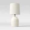 Embossed Striped Pattern Ceramic Mini Lamp - Threshold™ -Loca Table Lamps Store unnamed file 12