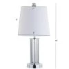 JONATHAN Y 18" Metal Lillian Mini Table Lamp (Includes LED Light Bulb) Silver - JONATHAN Y -Loca Table Lamps Store unnamed file 1210