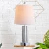 JONATHAN Y 18" Metal Lillian Mini Table Lamp (Includes LED Light Bulb) Silver - JONATHAN Y -Loca Table Lamps Store unnamed file 1211