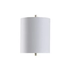 Westray Open Cage Table Lamp with Marble Base Cylinder Shade Brass - StyleCraft