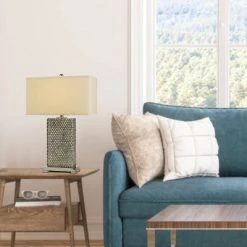 26.5" Tavros Ceramic Table Lamp - Cal Lighting