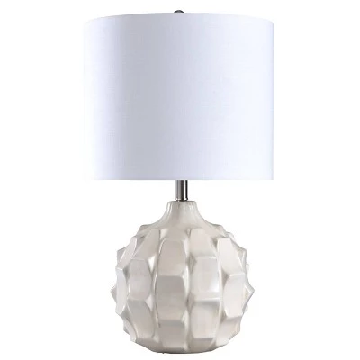 Naxos Ceramic Table Lamp White - StyleCraft 3 Naxos Ceramic Table Lamp White - StyleCraft