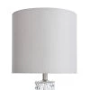 Diamond Textured Glass Table Lamp with Brushed Steel Base Gray - StyleCraft -Loca Table Lamps Store unnamed file 1332