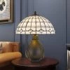 20" Tiffany Table Lamp with Hand Cut Stained Glass Shade Dark Bronze - Cal Lighting -Loca Table Lamps Store unnamed file 1389