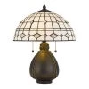 20" Tiffany Table Lamp with Hand Cut Stained Glass Shade Dark Bronze - Cal Lighting -Loca Table Lamps Store unnamed file 1390