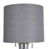 Jasper Transitional Pillar Design Glass Body Table Lamp with Fabric Shade Chrome - StyleCraft -Loca Table Lamps Store unnamed file 1397