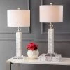 JONATHAN Y 32" (Set of 2) Bailey Seashell Table Lamp (Includes LED Light Bulb) White - JONATHAN Y -Loca Table Lamps Store unnamed file 1406