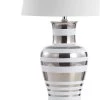 JONATHAN Y 28.75" Ceramic/Iron Classic Modern Table Lamp (Includes LED Light Bulb) Silver - JONATHAN Y -Loca Table Lamps Store unnamed file 1412