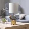 Hammered Metal Organizer Table Lamp with USB Charging Port and Fabric Shade - Simple Designs Pink -Loca Table Lamps Store unnamed file 1417