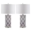 Pachio Table Lamp (Set of 2) - Safavieh Gray -Loca Table Lamps Store unnamed file 1432