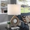 Glass/Marble Disc Framed by Wood Moulded Table Lamp with Marble Base - StyleCraft -Loca Table Lamps Store unnamed file 1505