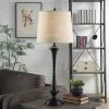 Chimney Candlestick Table Lamp with Tapered Drum Shade Black - StyleCraft -Loca Table Lamps Store unnamed file 1519