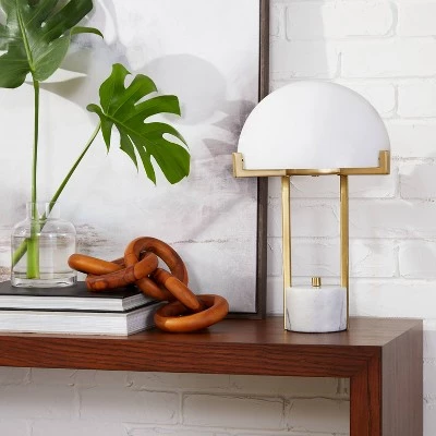 Threshold Designed W/Studio McGee Milk Glass Dome Task Table Lamp White - Threshold™ designed with Studio McGee 3 Threshold Designed W/Studio McGee Milk Glass Dome Task Table Lamp White - Threshold™ designed with Studio McGee