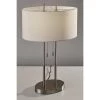 Duet Table Lamp Silver - Adesso -Loca Table Lamps Store unnamed file 1546