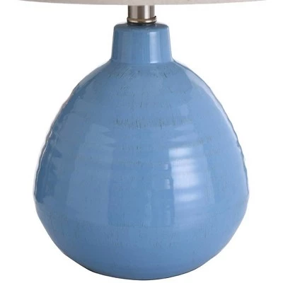 Ceramic Table Lamp Blue - StyleCraft 5 Ceramic Table Lamp Blue - StyleCraft - Image 3
