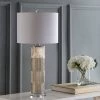 JONATHAN Y 30" Glass/Crystal Genevieve Table Lamp (Includes LED Light Bulb) Beige - JONATHAN Y -Loca Table Lamps Store unnamed file 1574