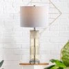 JONATHAN Y 30" Glass/Crystal Genevieve Table Lamp (Includes LED Light Bulb) Beige - JONATHAN Y -Loca Table Lamps Store unnamed file 1576