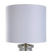 Royal Gate Glass Pillar Table Lamp with Marble Base Drum Shade White - StyleCraft -Loca Table Lamps Store unnamed file 1590