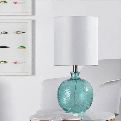 Glass Table Lamp Blue - StyleCraft 6 Glass Table Lamp Blue - StyleCraft - Image 4