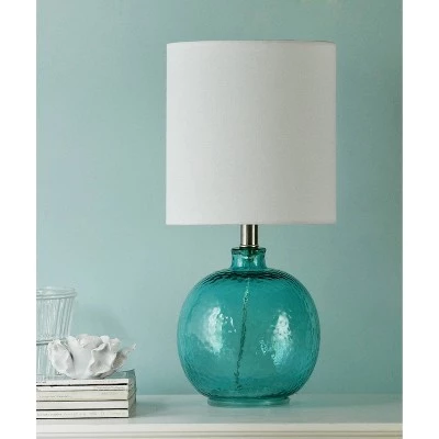 Glass Table Lamp Blue - StyleCraft 7 Glass Table Lamp Blue - StyleCraft - Image 5