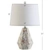 JONATHAN Y 21" (Set of 2) Isabella Seashell Table Lamp (Includes LED Light Bulb) Natural - JONATHAN Y -Loca Table Lamps Store unnamed file 1624