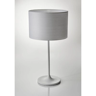 22.5" Oslo Collection Table Lamp White - Adesso 4 22.5" Oslo Collection Table Lamp White - Adesso - Image 2
