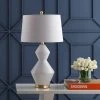 JONATHAN Y 29" Ceramic Alba Geometric Table Lamp (Includes Energy Efficient Light Bulb) - JONATHAN Y White -Loca Table Lamps Store unnamed file 1662