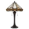 24.5" Resin Transitional Table Lamp with Tiffany Glass Shade - Cal Lighting -Loca Table Lamps Store unnamed file 1699