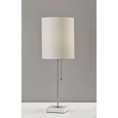 23" Fiona Table Lamp Steel - Adesso 3 23" Fiona Table Lamp Steel - Adesso
