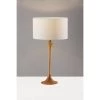 Rebecca Table Lamp Natural Rubberwood with Antique Brass Accent - Adesso -Loca Table Lamps Store unnamed file 1734