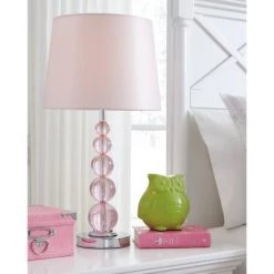 Letty Table Lamp Pink - Signature Design by Ashley