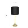 Tapered Desk Lamp with Fabric Drum Shade Black - Simple Designs -Loca Table Lamps Store unnamed file 1768