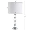 JONATHAN Y 26" (Set of 2) Paul Crystal/Metal Table Lamp (Includes LED Light Bulb) Chrome- JONATHAN Y -Loca Table Lamps Store unnamed file 1778