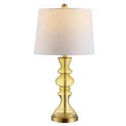 Jaiden Table Lamp (Includes LED Light Bulb) Amber - Safavieh