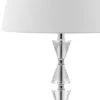 (Set of 2) 24.5" Deco Prisms Crystal Lamp Clear (Includes CFL Light Bulb) - Safavieh -Loca Table Lamps Store unnamed file 1825