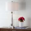 (Set of 2) 31" Colleen Table Lamp White (Includes CFL Light Bulb) - Safavieh -Loca Table Lamps Store unnamed file 1827